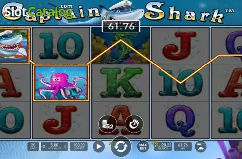 Οθόνη3. Captain Shark Κουλοχέρης
