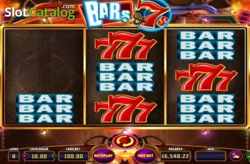 Οθόνη2. BARs and 7s (Wazdan) Κουλοχέρης