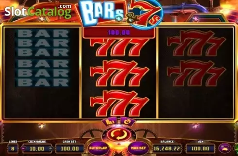 Οθόνη3. BARs and 7s (Wazdan) Κουλοχέρης