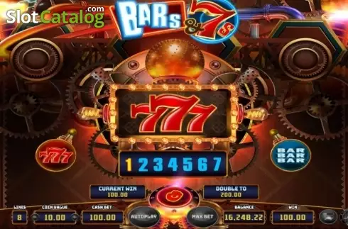 Οθόνη4. BARs and 7s (Wazdan) Κουλοχέρης