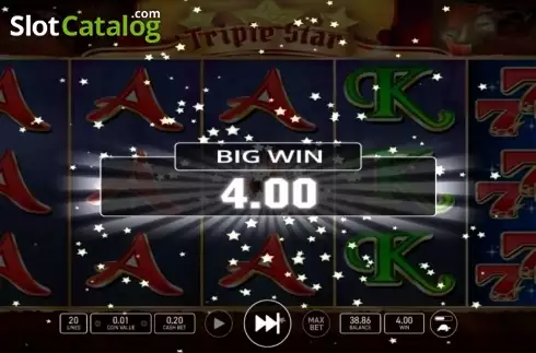 Οθόνη4. Triple Star (Wazdan) Κουλοχέρης