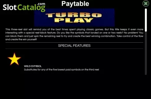Οθόνη5. Turbo Play Κουλοχέρης