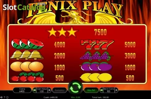 Οθόνη2. Fenix Play Κουλοχέρης 