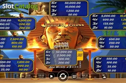 Οθόνη9. Golden Sphinx Κουλοχέρης