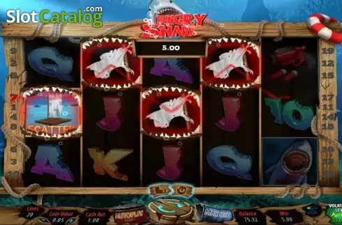 Οθόνη7. Hungry Shark (Wazdan) Κουλοχέρης