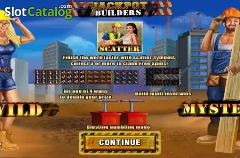 Οθόνη2. Jackpot Builders Κουλοχέρης