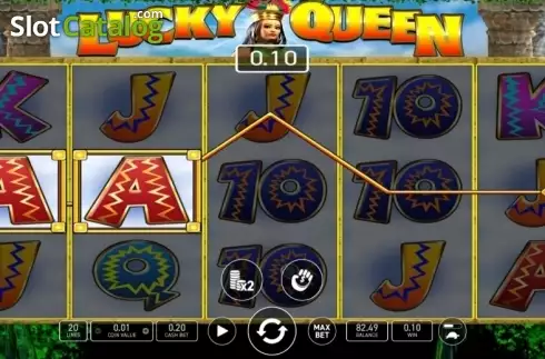 Οθόνη3. Lucky Queen Κουλοχέρης