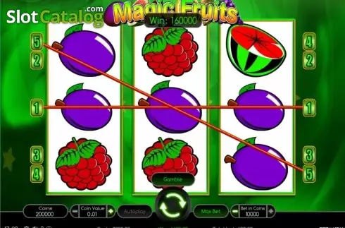 Οθόνη9. Magic Fruits Κουλοχέρης