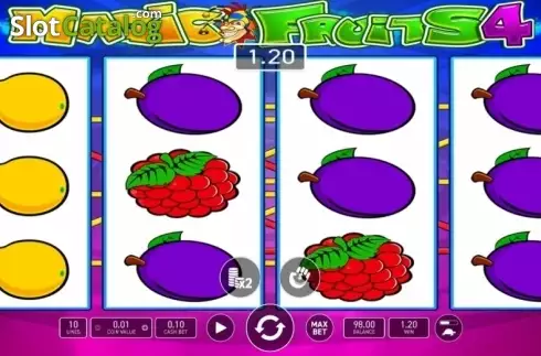 Οθόνη5. Magic Fruits 4 Κουλοχέρης