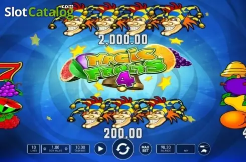 Οθόνη6. Magic Fruits 4 Κουλοχέρης