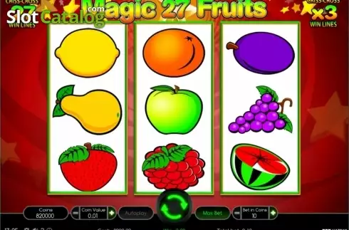 Οθόνη9. Magic Fruits 27 Κουλοχέρης
