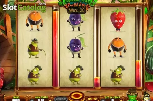 Οθόνη3. Jumping Fruits (Wazdan) Κουλοχέρης
