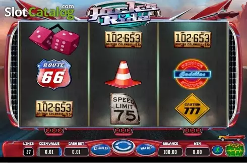 Οθόνη3. Jack's Ride Κουλοχέρης
