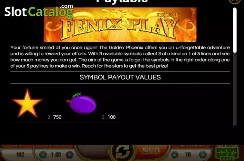 Οθόνη7. Fenix Play Deluxe Κουλοχέρης