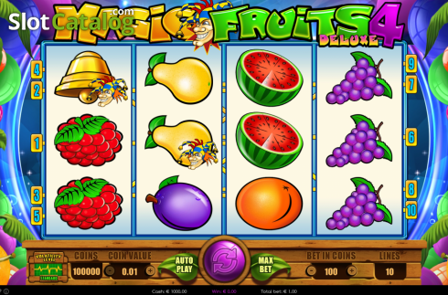 Οθόνη3. Magic Fruits 4 Deluxe Κουλοχέρης
