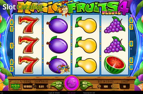 Οθόνη5. Magic Fruits 4 Deluxe Κουλοχέρης