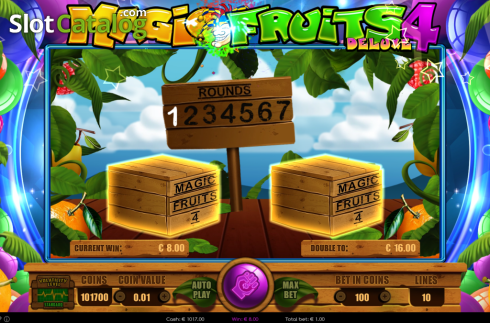 Οθόνη7. Magic Fruits 4 Deluxe Κουλοχέρης