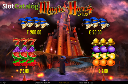 Οθόνη2. Magic Hot 4 Deluxe Κουλοχέρης