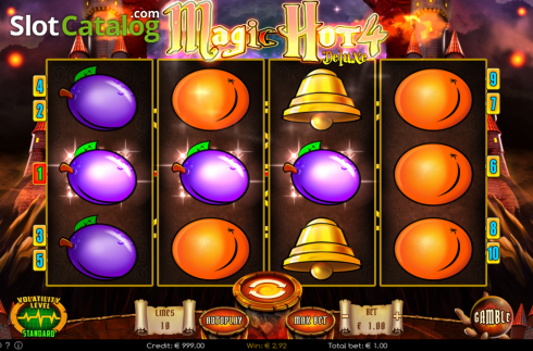 Οθόνη4. Magic Hot 4 Deluxe Κουλοχέρης