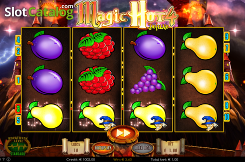 Οθόνη5. Magic Hot 4 Deluxe Κουλοχέρης