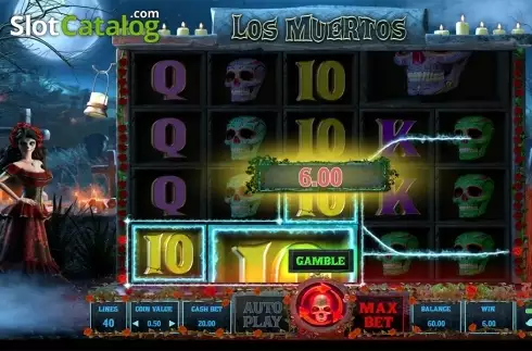 Οθόνη5. Los Muertos (Wazdan) Κουλοχέρης