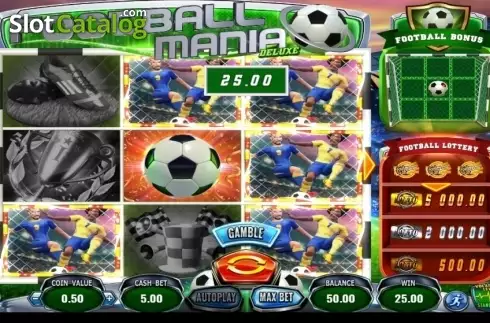 Οθόνη4. Football Mania Deluxe Κουλοχέρης