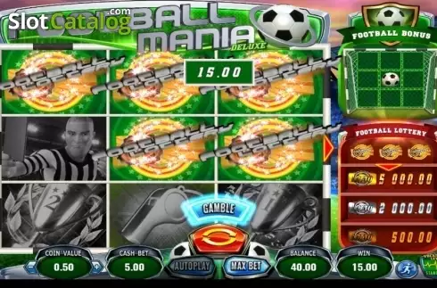 Οθόνη5. Football Mania Deluxe Κουλοχέρης