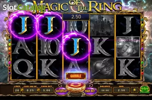 Οθόνη5. Magic of the Ring Deluxe Κουλοχέρης