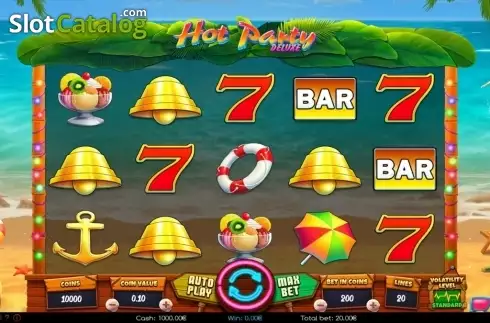 Οθόνη3. Hot Party Deluxe Κουλοχέρης