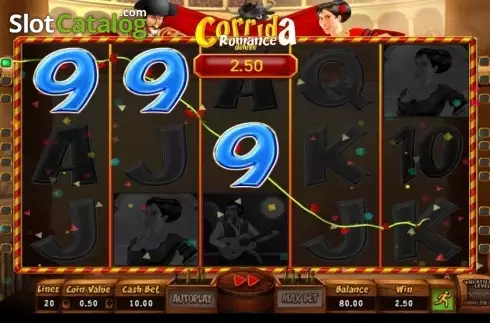 Οθόνη4. Corrida Romance Deluxe Κουλοχέρης 