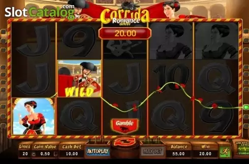 Οθόνη5. Corrida Romance Deluxe Κουλοχέρης 