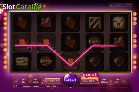 Οθόνη3. The Chocolate Slot Κουλοχέρης