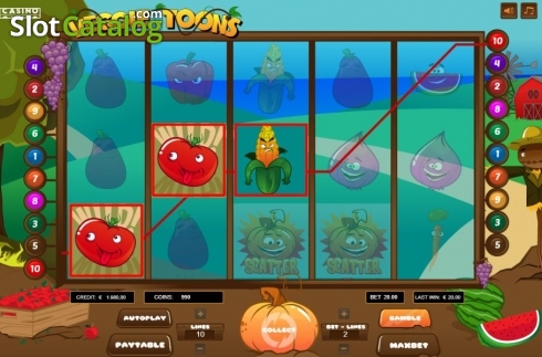 Οθόνη3. Veggie Toons Κουλοχέρης