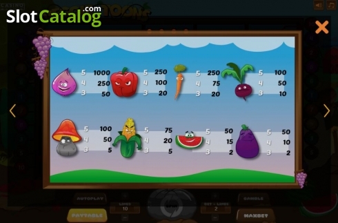 Οθόνη4. Veggie Toons Κουλοχέρης