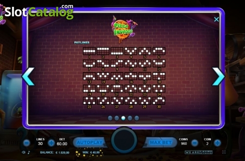 Οθόνη5. Pizza Invaders Κουλοχέρης
