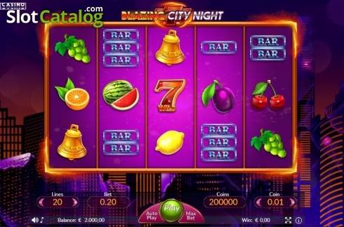 Οθόνη2. Blazing City Night Κουλοχέρης