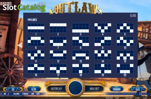 Οθόνη9. Outlaw (We Are Casino) Κουλοχέρης