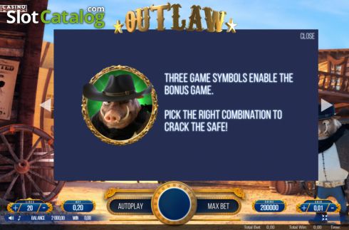 Οθόνη7. Outlaw (We Are Casino) Κουλοχέρης