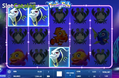 Οθόνη9. Funky Fish Κουλοχέρης