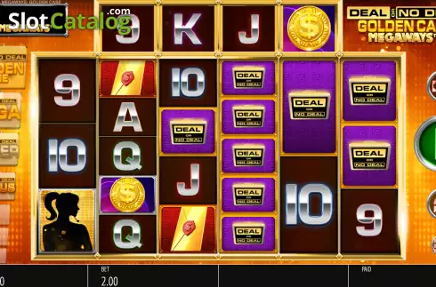 Οθόνη3. Deal or No Deal Golden Case Megaways Κουλοχέρης 