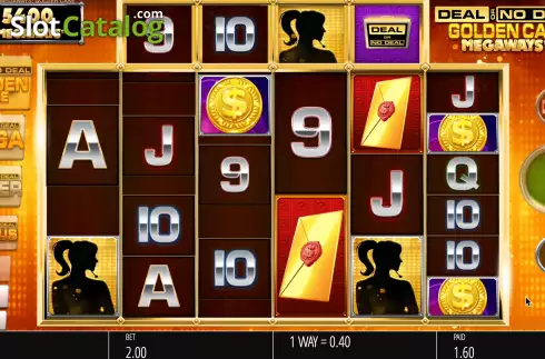Οθόνη4. Deal or No Deal Golden Case Megaways Κουλοχέρης 