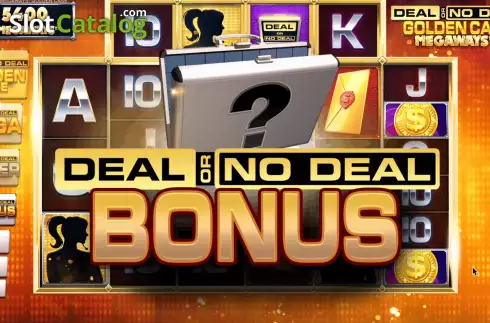 Οθόνη5. Deal or No Deal Golden Case Megaways Κουλοχέρης 