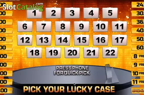 Οθόνη7. Deal or No Deal Golden Case Megaways Κουλοχέρης 