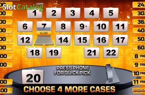 Οθόνη8. Deal or No Deal Golden Case Megaways Κουλοχέρης 