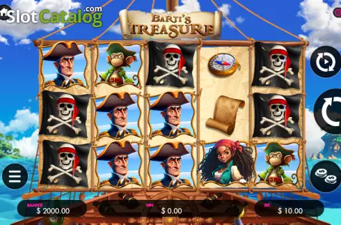 Οθόνη2. Barti's Treasure Κουλοχέρης