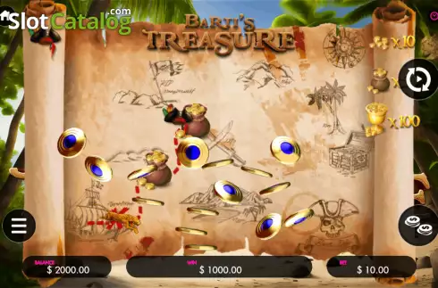Οθόνη5. Barti's Treasure Κουλοχέρης