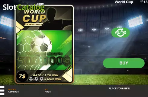Οθόνη2. World Cup (Wild Gaming) Κουλοχέρης