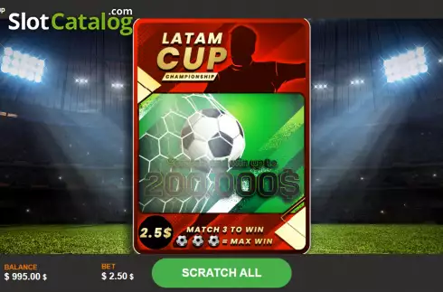 Οθόνη2. Latam Cup Κουλοχέρης