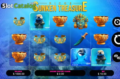 Οθόνη2. Nico's Sunken Treasure Κουλοχέρης 