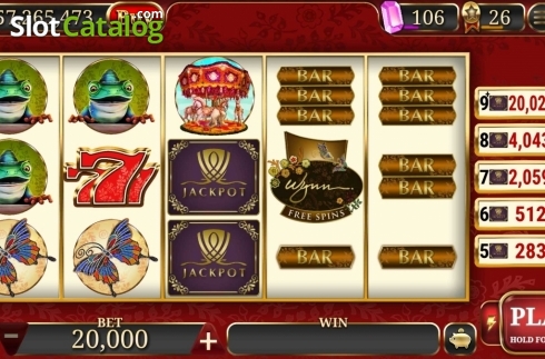 Οθόνη2. Wynn Jackpots Κουλοχέρης